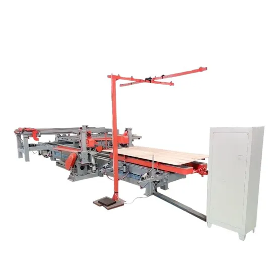 Automatic 4*8FT Plywood Four Edge Trimming Saw Cutting Machine