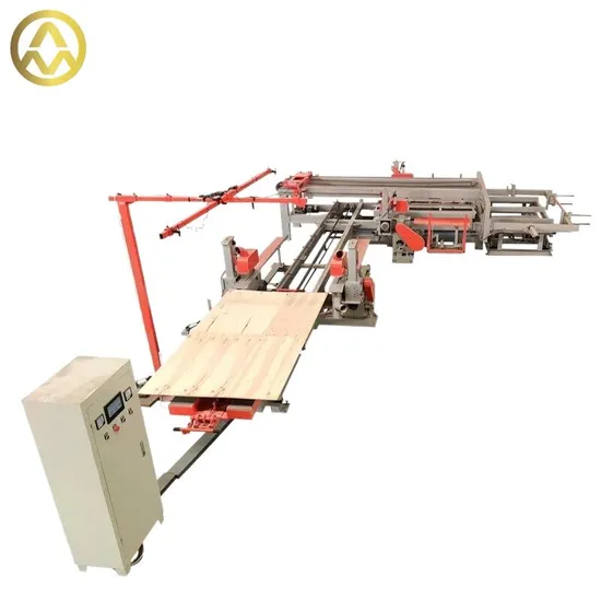 Automatic 4 Sides Edge Trimming Saw Machine