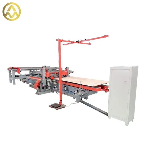 Automatic 4 Sides Edge Trimming Saw Machine