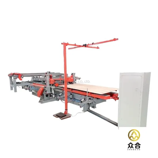 Automatic Plywood Making Machine Double Sizes Edge Cutting Saw for Plywood