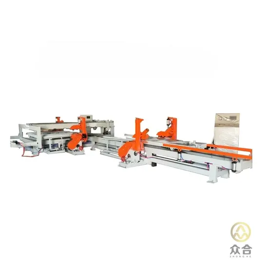 Automatic Plywood Panel Edge Trimming Cutting Saw Machine