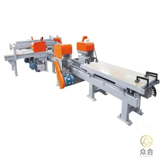 Automatic Plywood Panel Edge Trimming Cutting Saw Machine