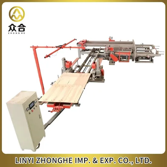 Automatic Precision Wood Edge Slicing Trimming Saw Machine