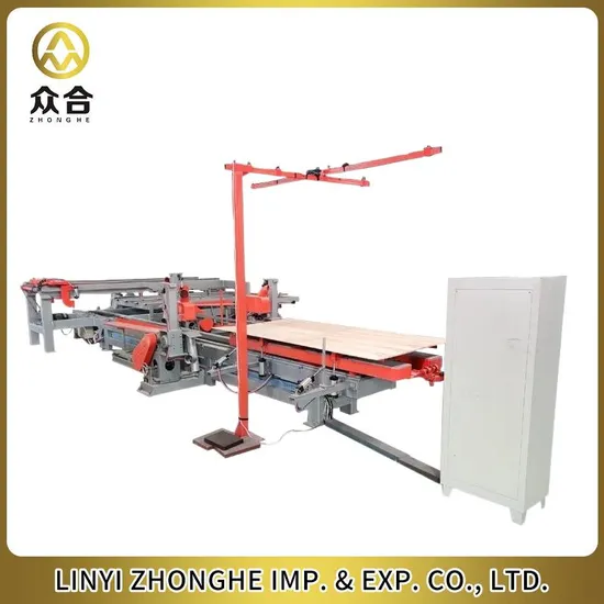 Automatic Precision Wood Edge Slicing Trimming Saw Machine