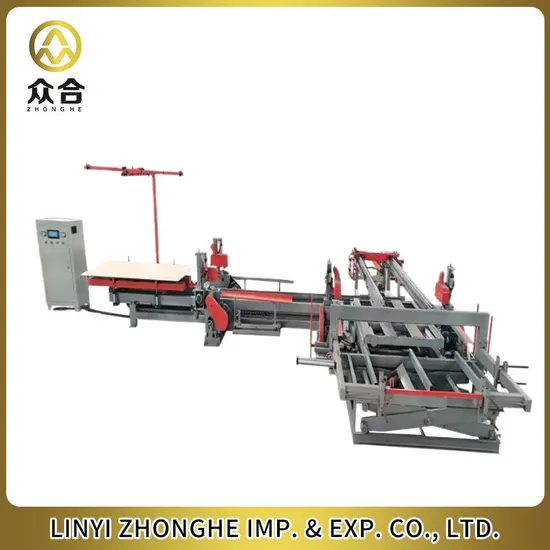 Automatic Precision Wood Edge Slicing Trimming Saw Machine