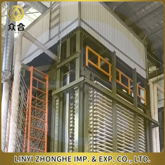 China Large Capacity Fully Automatic Plywood Hot Press Machine