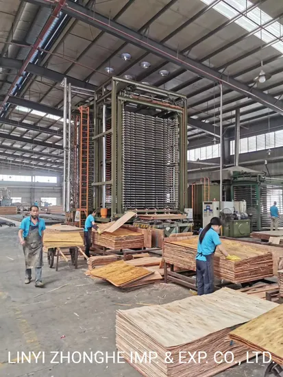 China Multilayer Film Faced Plywood Hot Press Machine