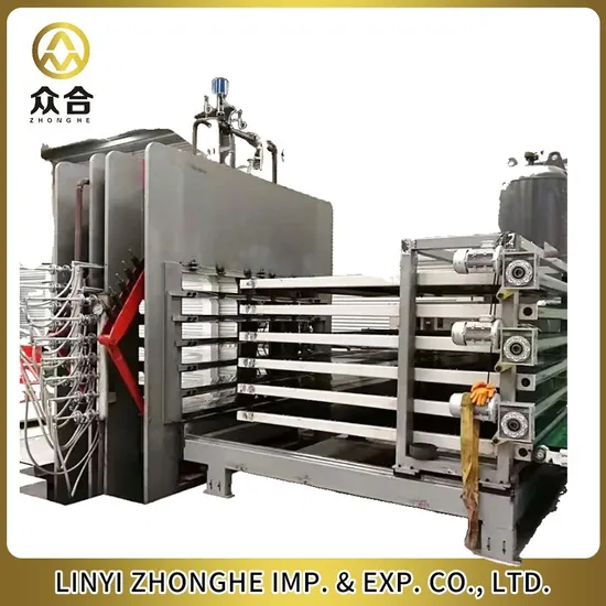 China Plywood Hot Press Machine with Automatic Loder