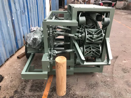 China Vertical Ring Type Wood Debarker Peeling Machine