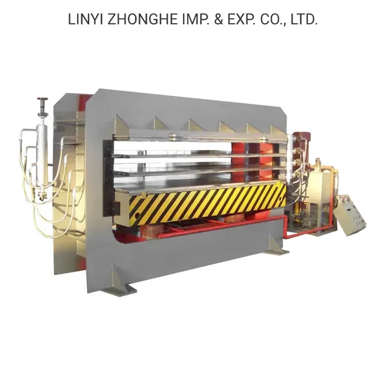 Compact Door Skin Laminating Hot Press Machinery