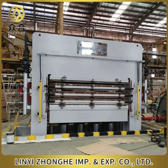 Door Skin Press Machine / HDF Melamine Door Skin Hot Press / Wooden Door Making Machine