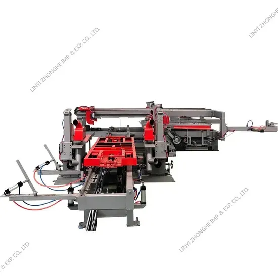 Double Saw Wood Cutting Machine Wood Pallet Machinery