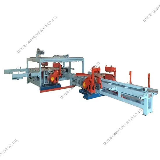 Double Saw Wood Cutting Machine Wood Pallet Machinery