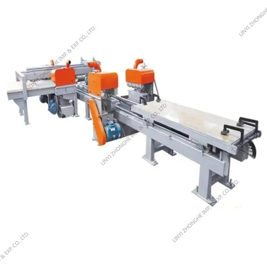 Double Saw Wood Cutting Machine Wood Pallet Machinery