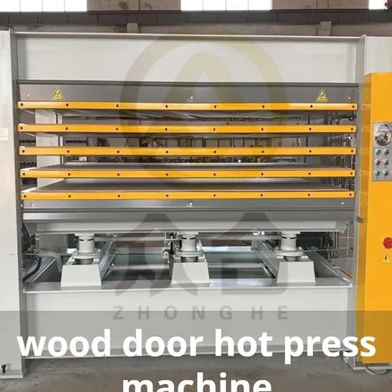 Easy to Operate Wood Veneer Hot Press Wood Door Laminating Machine