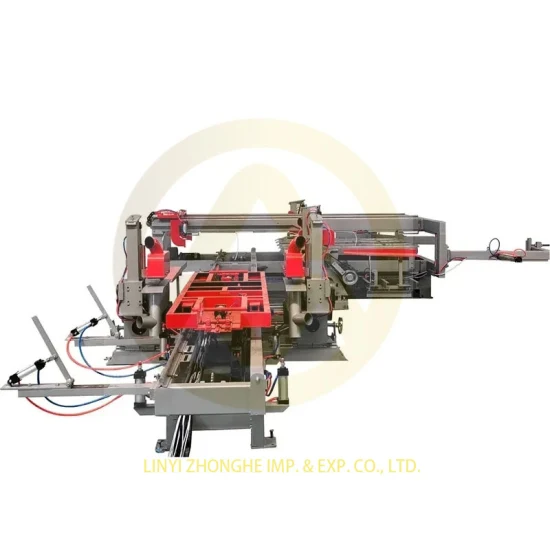 Efficient and High Efficiency Four Edge Plywood Trimming Cutting Saw Machine for Plywood