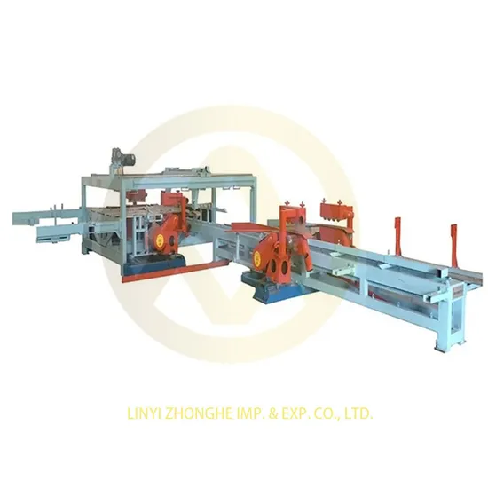 Efficient and High Efficiency Four Edge Plywood Trimming Cutting Saw Machine for Plywood