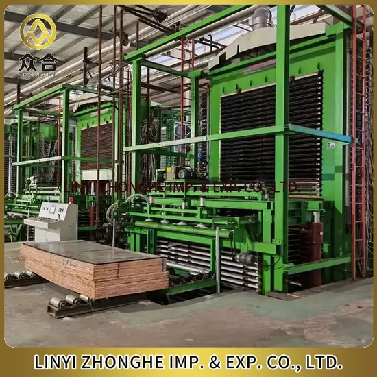 Film Faced Melamine Plywood Laminated Hot Press Machine