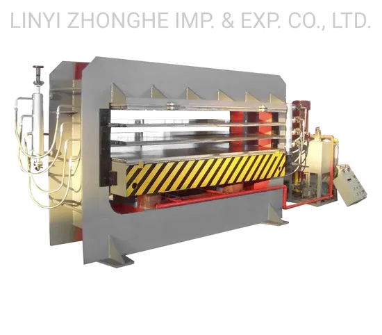 High-Efficiency 160 Tons 3 Layers Door Panel Hot Press Machinery