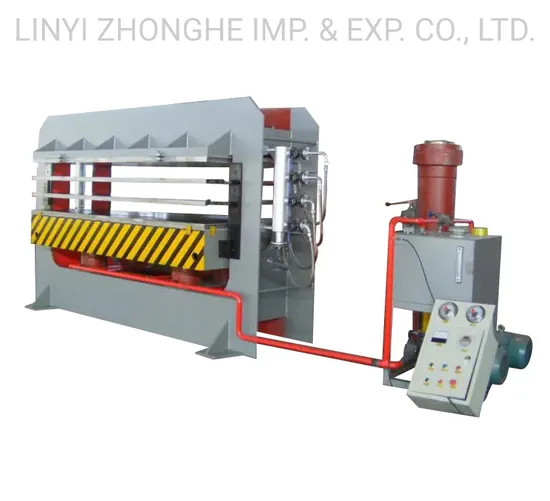 High-Efficiency 160 Tons 3 Layers Door Panel Hot Press Machinery