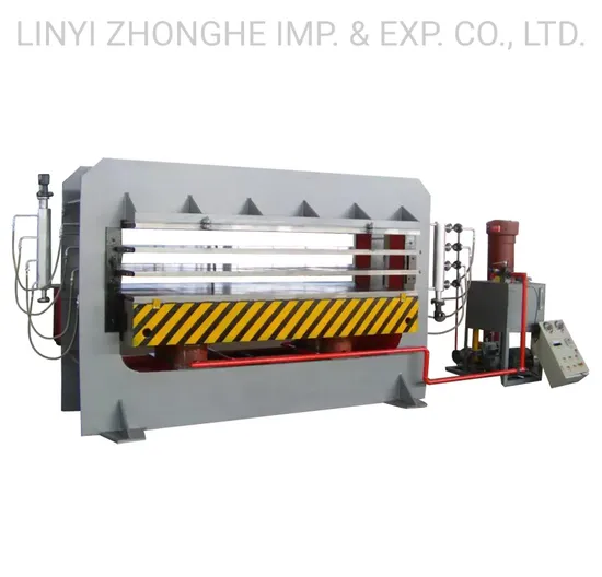 High-Efficiency 160 Tons 3 Layers Door Panel Hot Press Machinery