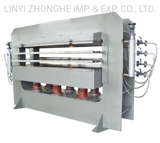 High-Efficiency 160 Tons 3 Layers Door Panel Hot Press Machinery