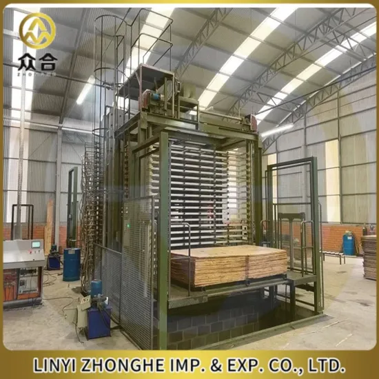 High Efficiency Complete Plywood Hot Press Production Line Making Machine