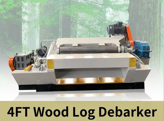 High Output Wood Debarker for Bark Removing