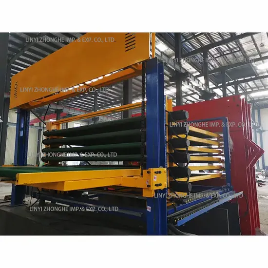 High Quality Film Faced Laminating Hot Press Plywood Production Line Machinery