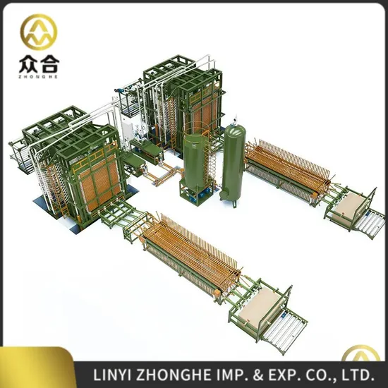 Laminated Melamine Paper Plywood Hot Press Production Line Machines