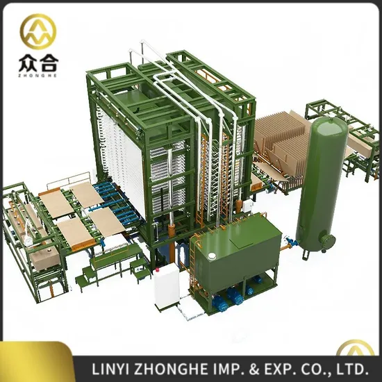 Laminated Melamine Paper Plywood Hot Press Production Line Machines