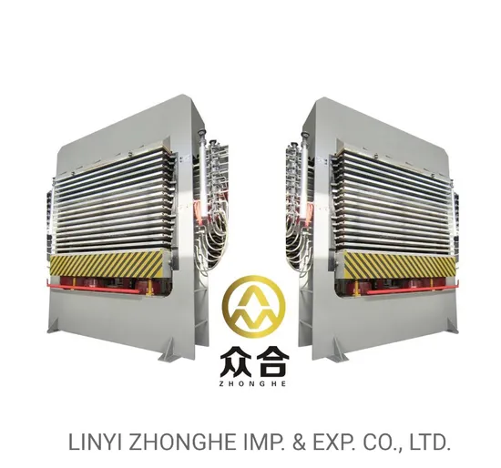 Linyi 400 Tons 15 Layers Wood Veneer Hot Press Machine