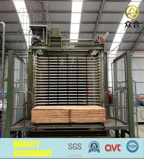 Linyi 600 Tons 25 Layers Film Faced Hot Press Machine