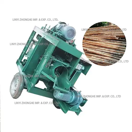 Low Noise Debarking Rounding Machine / Wood Debarker / Wood Log Peeling Machine