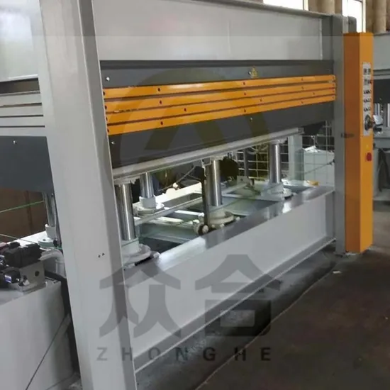 Made in China Hydraulic Wooden Door Veneer Wood Pressing Machine Hot Press