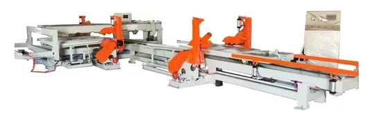 Plywood Edge Trimming Machine Roller Saw Cutting Machine