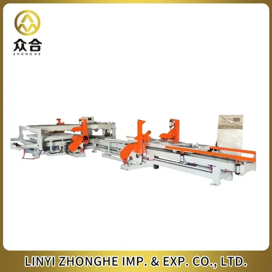 Plywood Edge Trimming Machine Roller Saw Cutting Machine