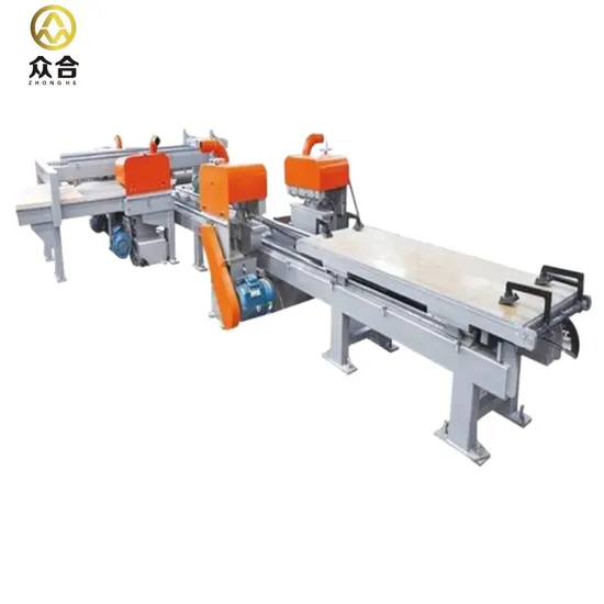 Plywood Machinery Automatic Loading and Unloading Plywood Edge Trimming Saw