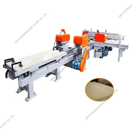 Plywood Production Automatic Woodworking Edge Cutting Saw Machine