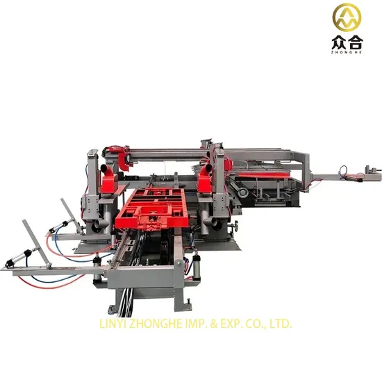 Plywood Production Line Edge Trimming Cutting Saw Machine