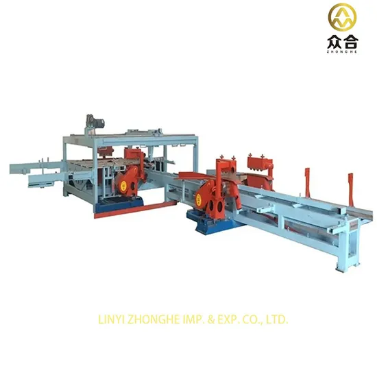 Plywood Production Line Edge Trimming Cutting Saw Machine