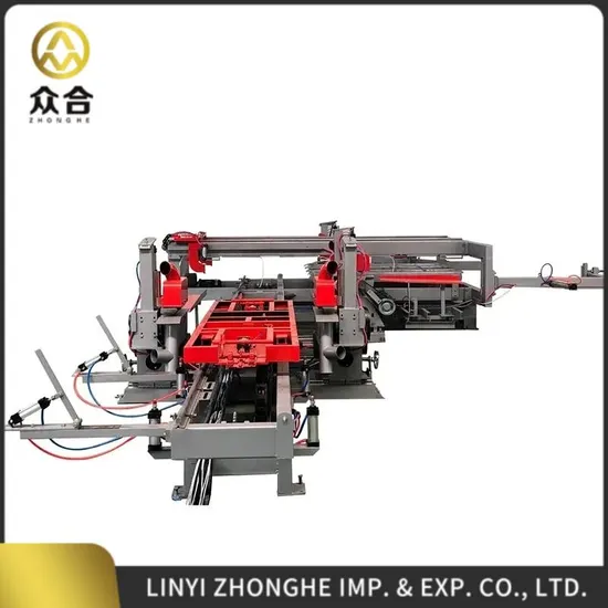 Veneer Edge Sawing Cutting Machine with Linear Guide