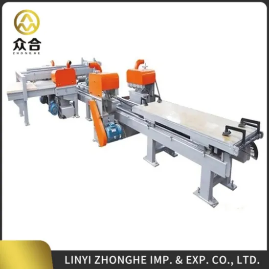 Veneer Edge Sawing Cutting Machine with Linear Guide