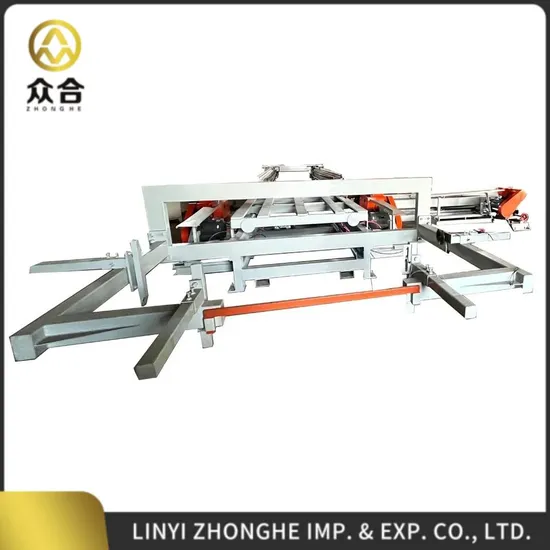 Veneer Edge Sawing Cutting Machine with Linear Guide