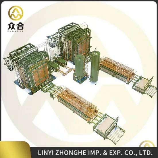 Zhonghe Factory Film Faced Plywood Hot Press Machine