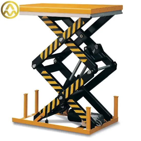 3m High Quality Warehouse Cargo Hydraulic Fixed Scissor Lift Table for Production Line