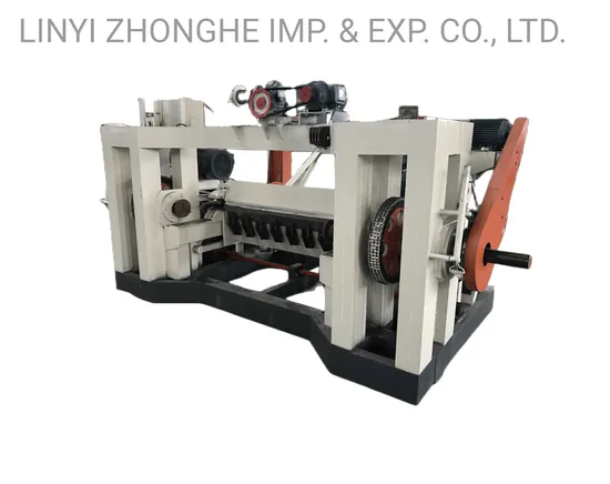 4*8 Spindle Veneer Plywood Production Line Peeling Machine