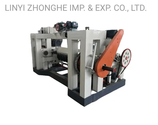 4*8 Spindle Veneer Plywood Production Line Peeling Machine