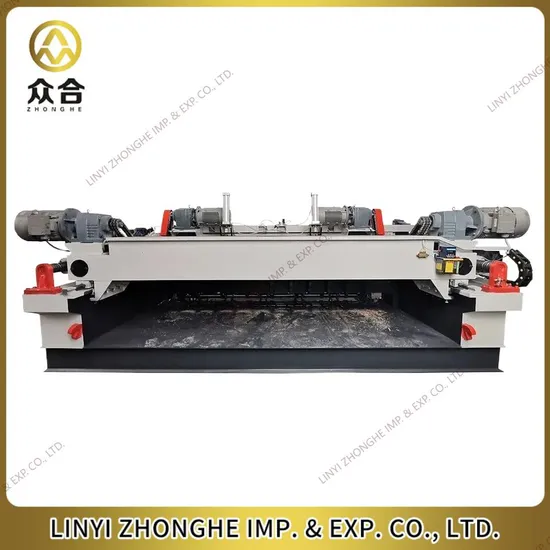 8 Feet Heavy Duty Spindle Less Peeling Machine of Plywood Production Line