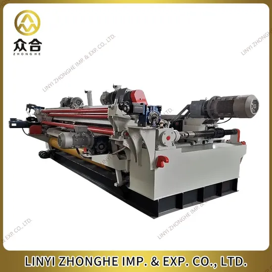 8 Feet High Quality Heavy Duty Spindle Veneer Peeling Machine